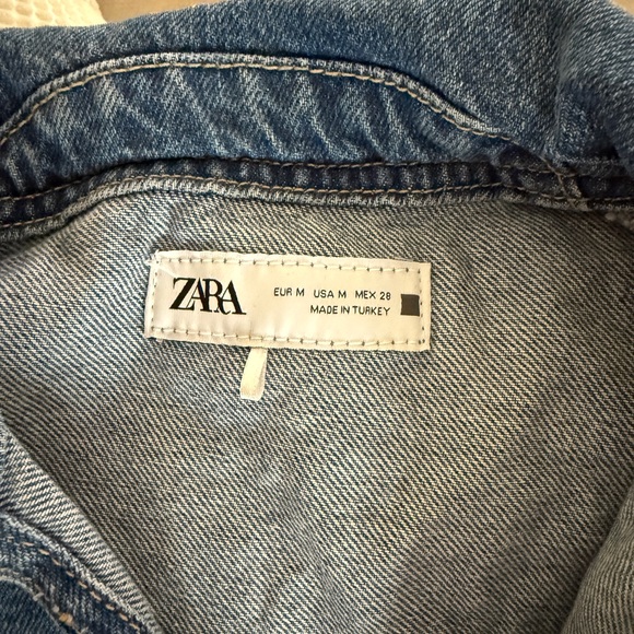 Zara Denim Crop Top and Skort Set - Picture 7 of 7